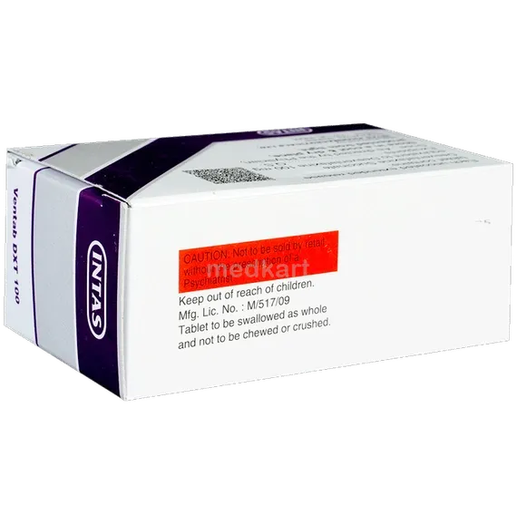 ventab dxt 100mg tablet 10's